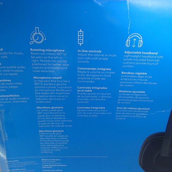 Logitech H151 Wired Headset, Analog Stereo Headphones with 3.5 mm Audio Jack - Picture 4 of 6